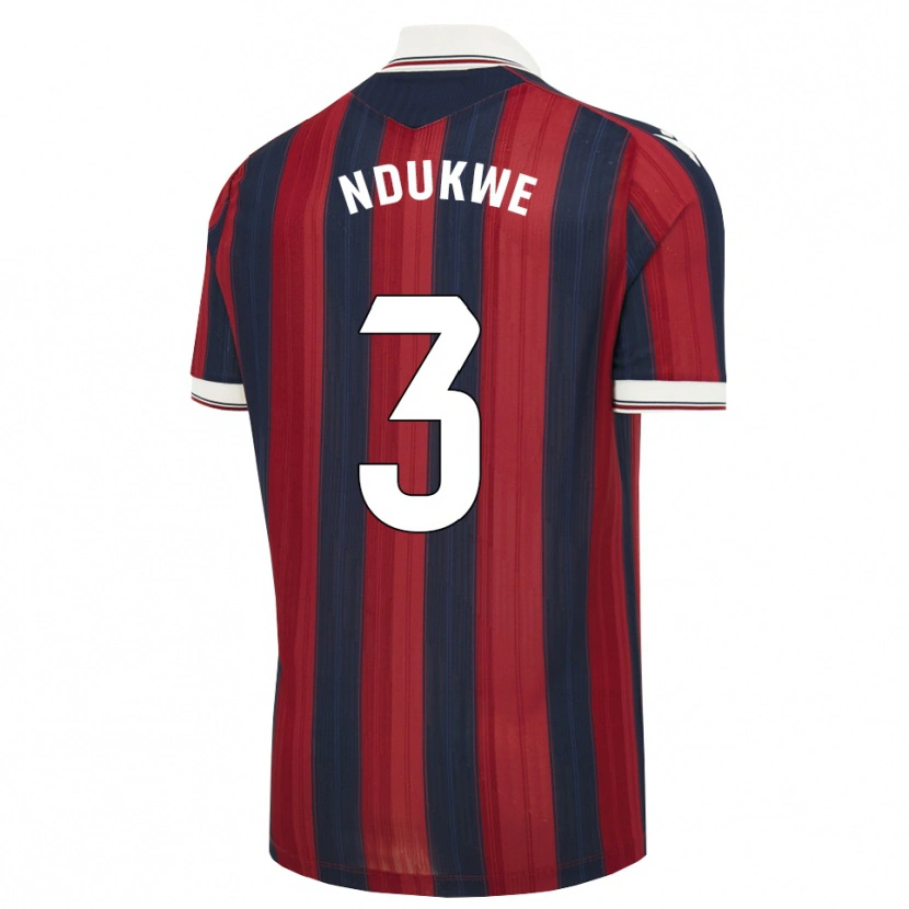 Danxen Pánské Ifeanyi Ndukwe #3 Půlnoční Modrá Červená Domů Hráčské Dresy 2026/27 Dres