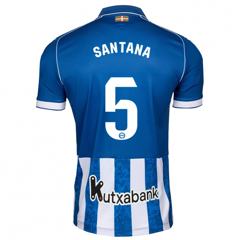 Danxen Pánské Vanesa Santana #5 Modrá Bílá Černá Domů Hráčské Dresy 2026/27 Dres