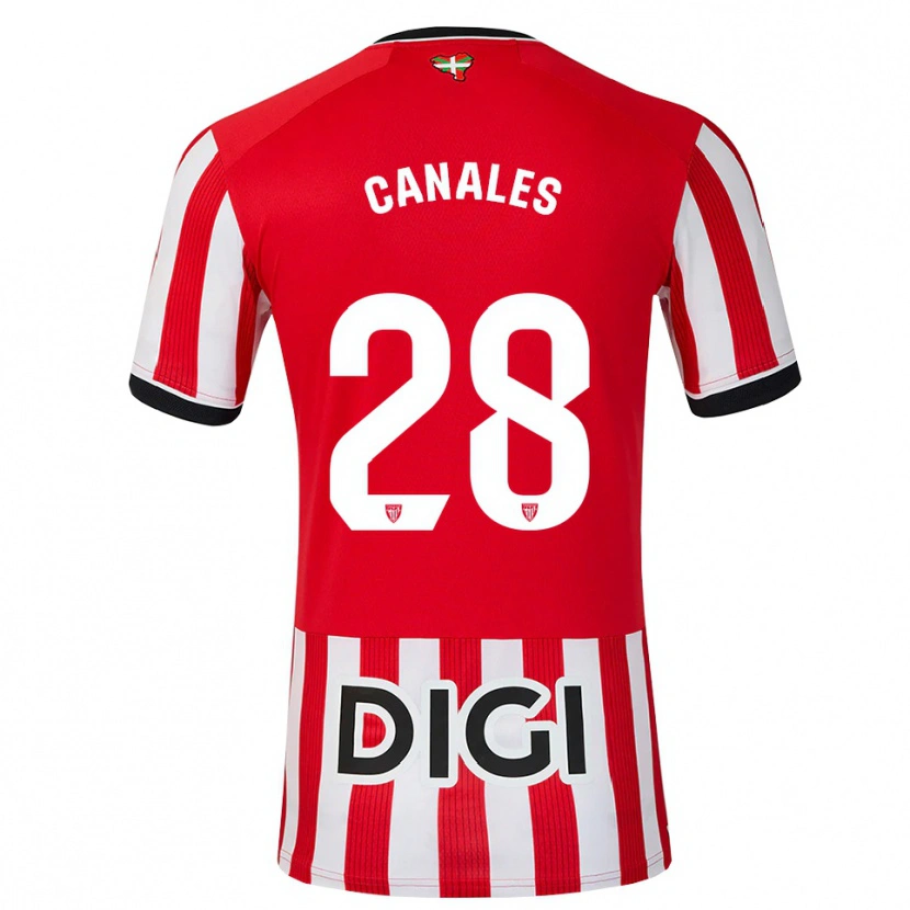 Danxen Pánské Peio Canales #28 Červená Černá Bílá Domů Hráčské Dresy 2026/27 Dres