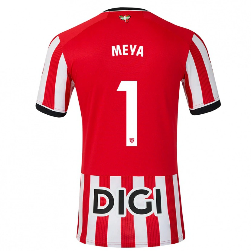 Danxen Pánské Aina Meya Bellot #1 Červená Černá Bílá Domů Hráčské Dresy 2026/27 Dres