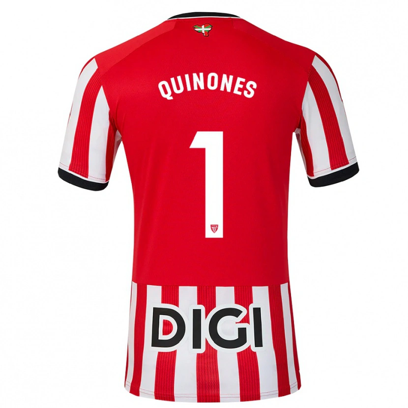 Danxen Pánské Mariasun Quiñones #1 Červená Černá Bílá Domů Hráčské Dresy 2026/27 Dres