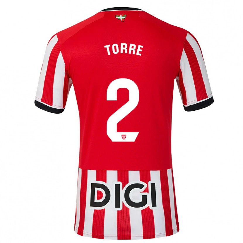 Danxen Pánské Maddi Torre #2 Červená Černá Bílá Domů Hráčské Dresy 2026/27 Dres