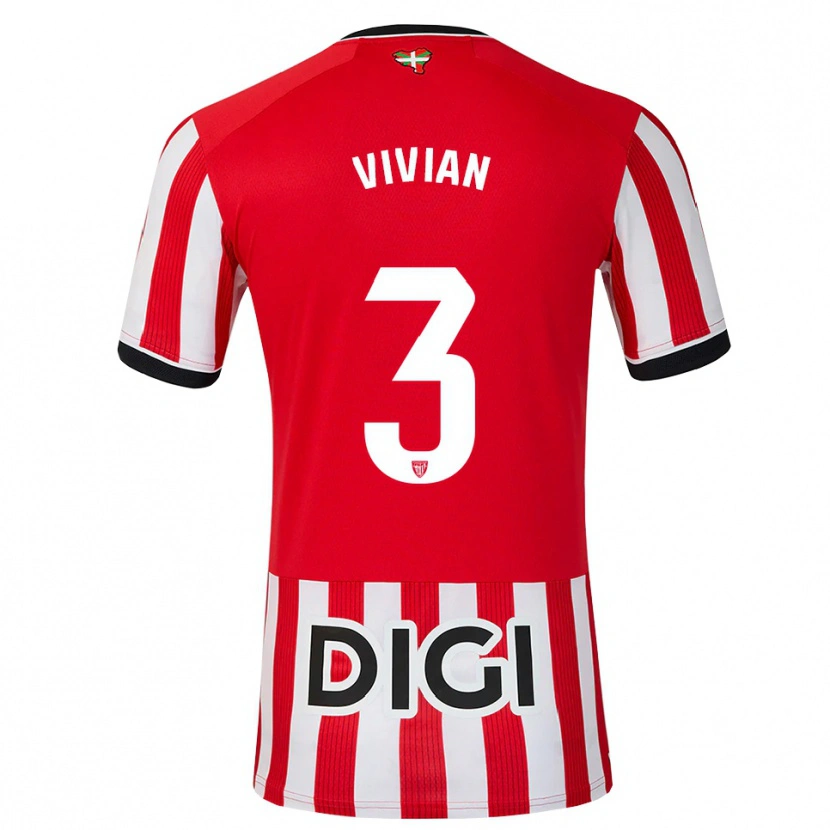 Danxen Pánské Dani Vivian #3 Červená Černá Bílá Domů Hráčské Dresy 2026/27 Dres