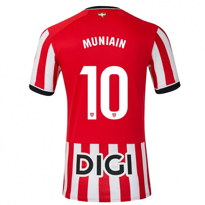 Danxen Pánské Iker Muniain #10 Červená Černá Bílá Domů Hráčské Dresy 2026/27 Dres