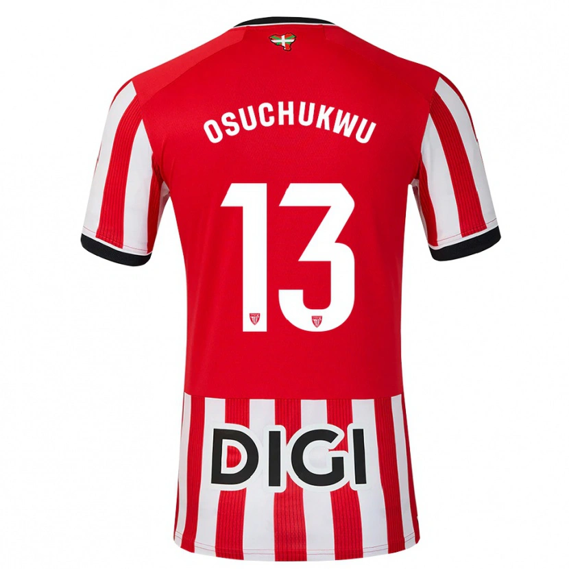 Danxen Pánské Darlington Osuchukwu #13 Červená Černá Bílá Domů Hráčské Dresy 2026/27 Dres