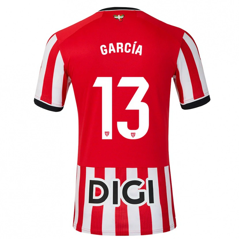 Danxen Pánské Simón García #13 Červená Černá Bílá Domů Hráčské Dresy 2026/27 Dres