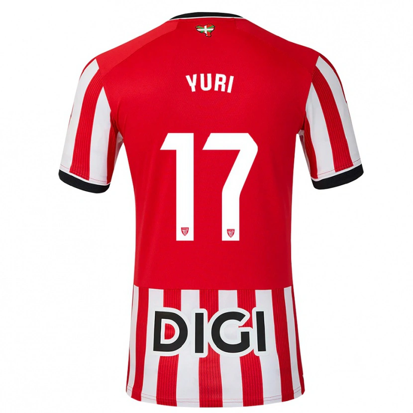 Danxen Pánské Yuri Berchiche #17 Červená Černá Bílá Domů Hráčské Dresy 2026/27 Dres