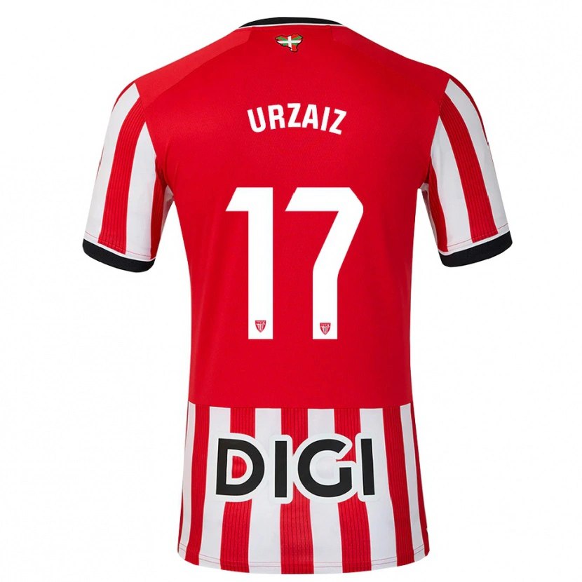 Danxen Pánské Unax Urzaiz #17 Červená Černá Bílá Domů Hráčské Dresy 2026/27 Dres