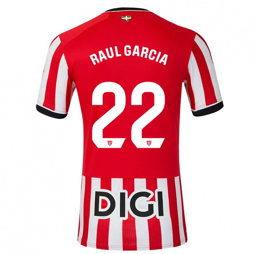 Danxen Pánské Raul Garcia #22 Červená Černá Bílá Domů Hráčské Dresy 2026/27 Dres