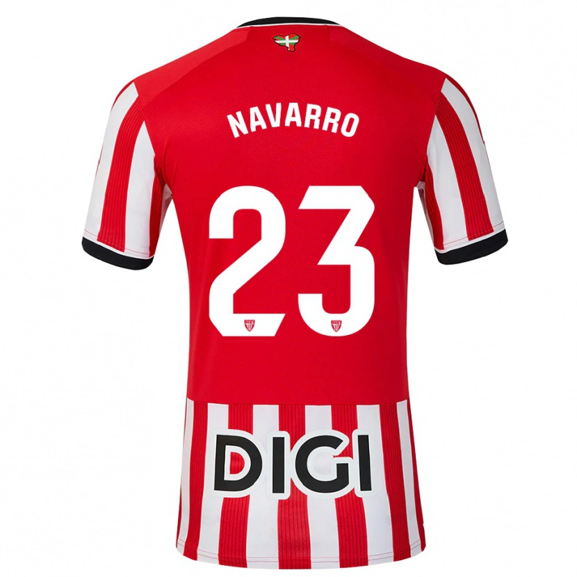 Danxen Pánské Robert Navarro #23 Červená Černá Bílá Domů Hráčské Dresy 2026/27 Dres