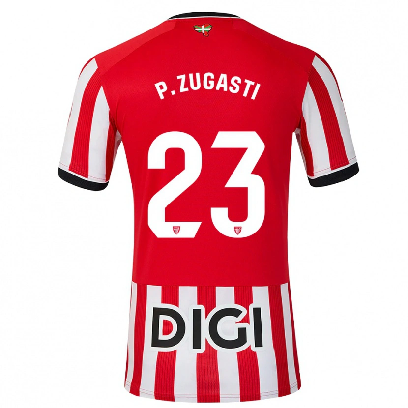 Danxen Pánské Patricia Zugasti Osés #23 Červená Černá Bílá Domů Hráčské Dresy 2026/27 Dres