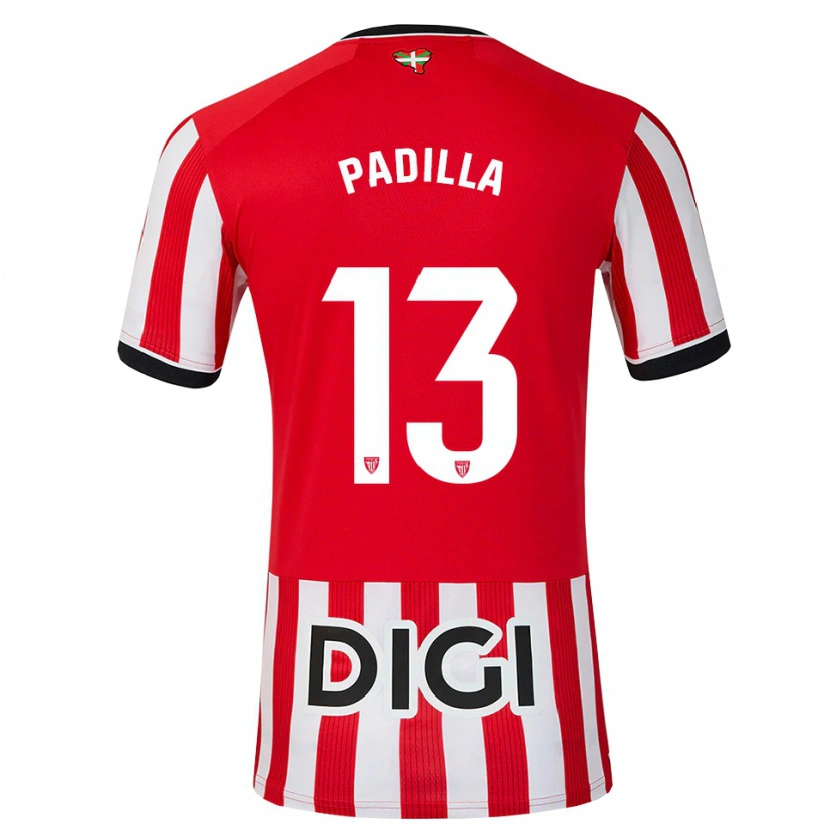 Danxen Pánské Álex Padilla #13 Červená Černá Bílá Domů Hráčské Dresy 2026/27 Dres
