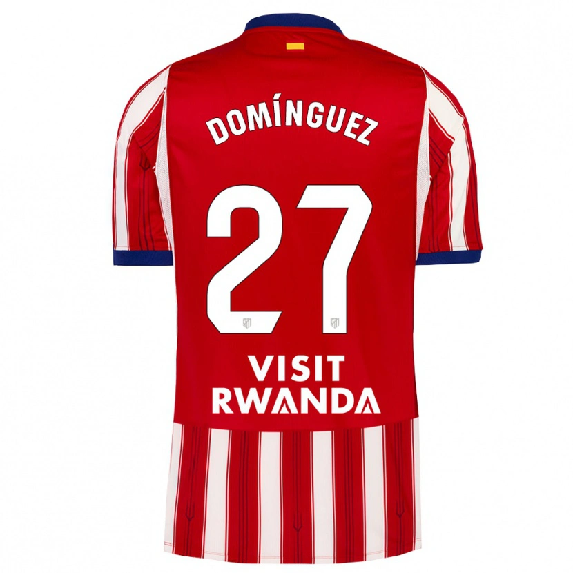 Danxen Pánské Jorge Domínguez #27 Královská Modř Červená Bílá Domů Hráčské Dresy 2026/27 Dres