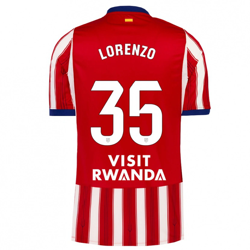 Danxen Pánské Diego Lorenzo #35 Královská Modř Červená Bílá Domů Hráčské Dresy 2026/27 Dres