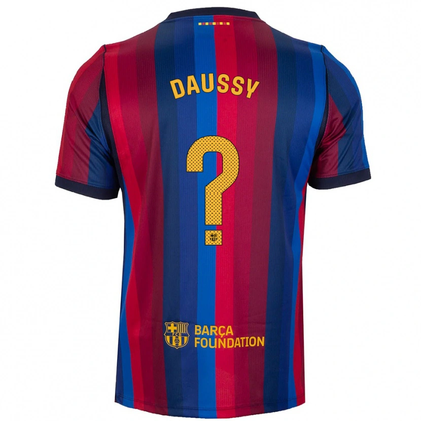 Danxen Pánské Elyott Daussy #0 Královská Modř Červená Žlutá Domů Hráčské Dresy 2026/27 Dres