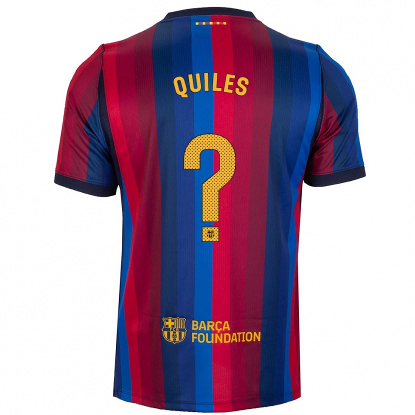 Danxen Pánské Jan Quiles #0 Královská Modř Červená Žlutá Domů Hráčské Dresy 2026/27 Dres