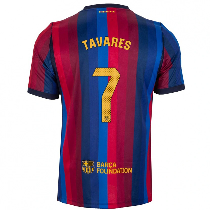 Danxen Pánské Ajay Tavares #7 Královská Modř Červená Žlutá Domů Hráčské Dresy 2026/27 Dres