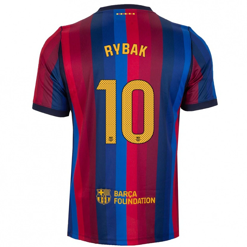 Danxen Pánské Artem Rybak #10 Královská Modř Červená Žlutá Domů Hráčské Dresy 2026/27 Dres