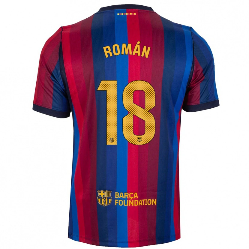 Danxen Pánské Pocho Román #18 Královská Modř Červená Žlutá Domů Hráčské Dresy 2026/27 Dres