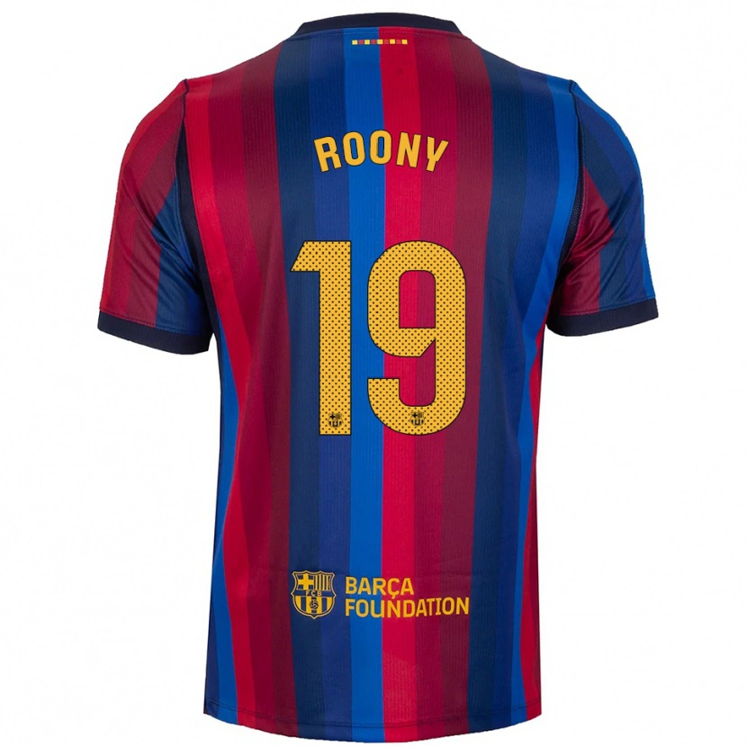 Danxen Pánské Roony Bardghji #19 Královská Modř Červená Žlutá Domů Hráčské Dresy 2026/27 Dres