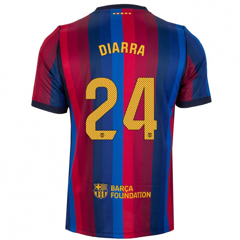 Danxen Pánské Ibrahim Diarra #24 Královská Modř Červená Žlutá Domů Hráčské Dresy 2026/27 Dres