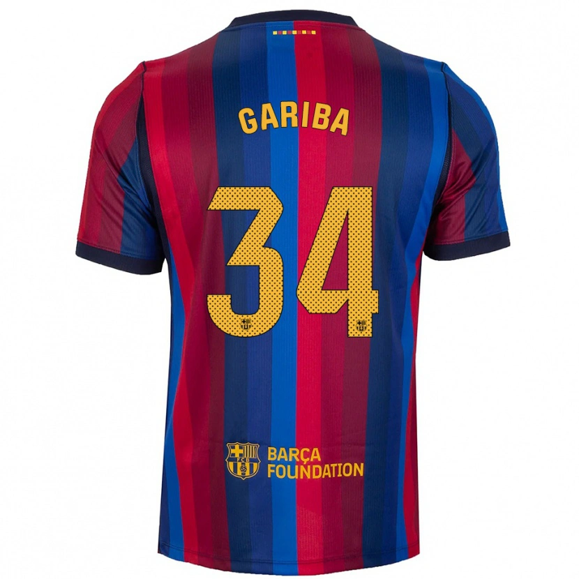 Danxen Pánské Hafiz Gariba #34 Královská Modř Červená Žlutá Domů Hráčské Dresy 2026/27 Dres