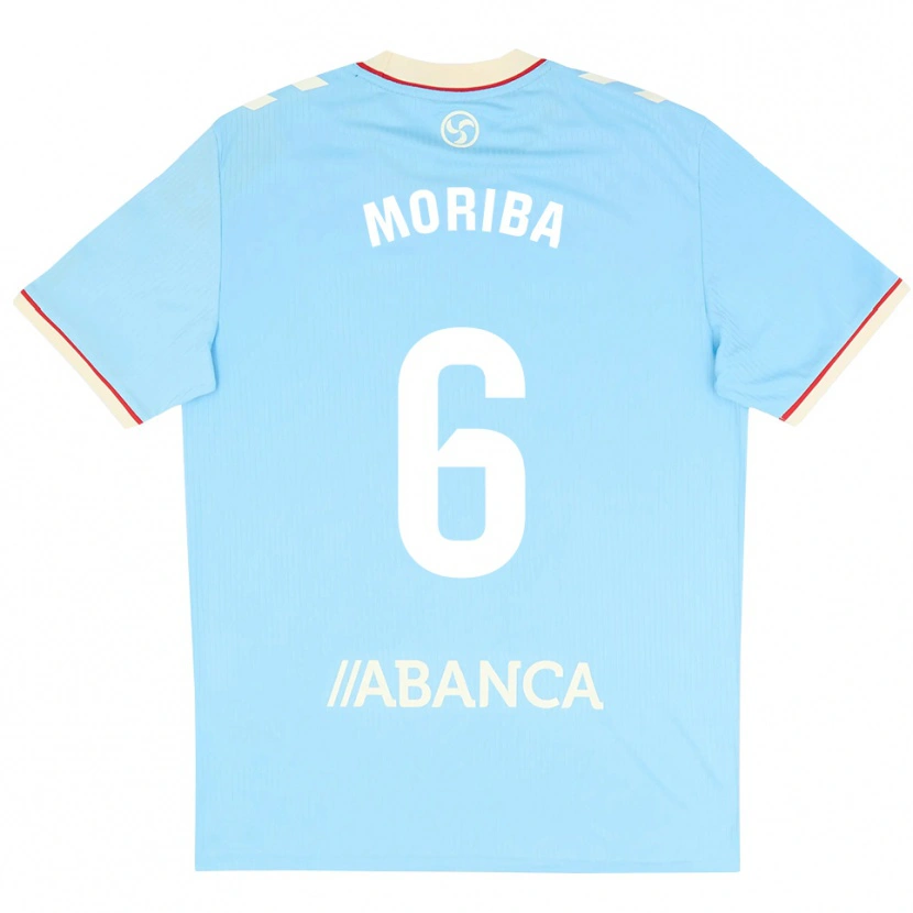 Danxen Pánské Ilaix Moriba #6 Nebesky Modrá Bílá Červená Domů Hráčské Dresy 2026/27 Dres