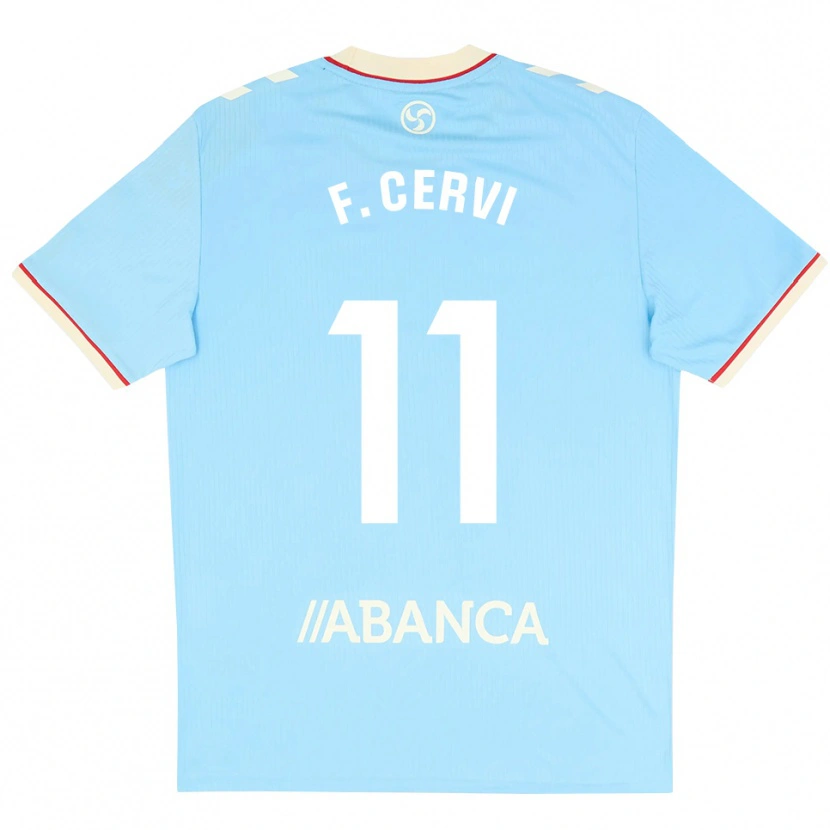 Danxen Pánské Franco Cervi #11 Nebesky Modrá Bílá Červená Domů Hráčské Dresy 2026/27 Dres