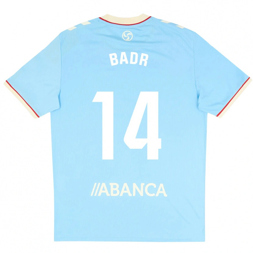 Danxen Pánské Mahmoud Badr #14 Nebesky Modrá Bílá Červená Domů Hráčské Dresy 2026/27 Dres