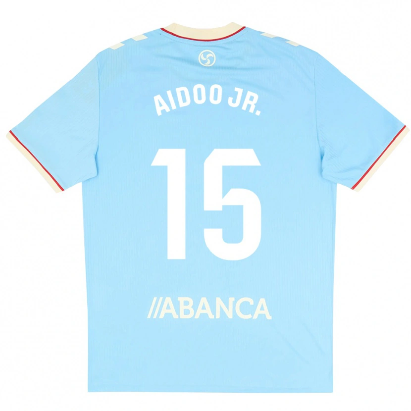 Danxen Pánské Joseph Aidoo #15 Nebesky Modrá Bílá Červená Domů Hráčské Dresy 2026/27 Dres
