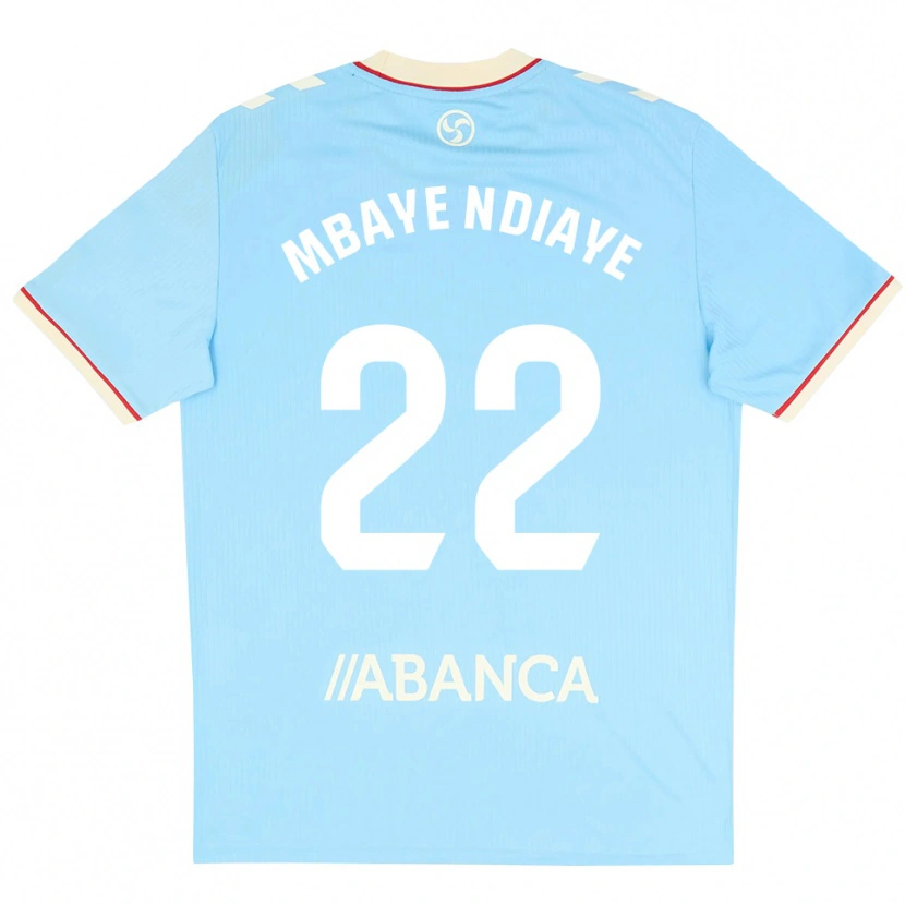 Danxen Pánské Seyni Mbaye Ndiaye #22 Nebesky Modrá Bílá Červená Domů Hráčské Dresy 2026/27 Dres