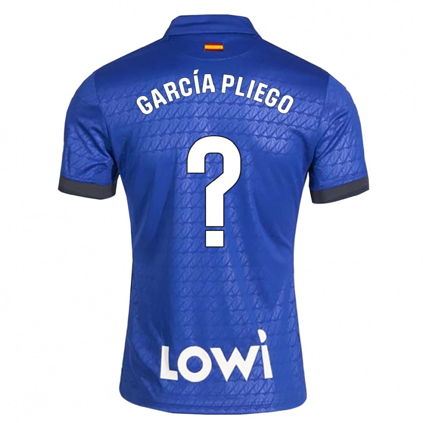 Danxen Pánské Hugo García Pliego #0 Modrá Bílá Černá Domů Hráčské Dresy 2026/27 Dres
