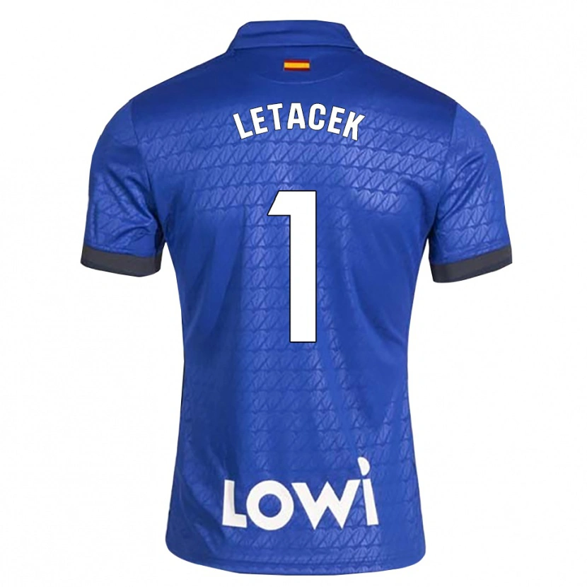 Danxen Pánské Jiri Letacek #1 Modrá Bílá Černá Domů Hráčské Dresy 2026/27 Dres
