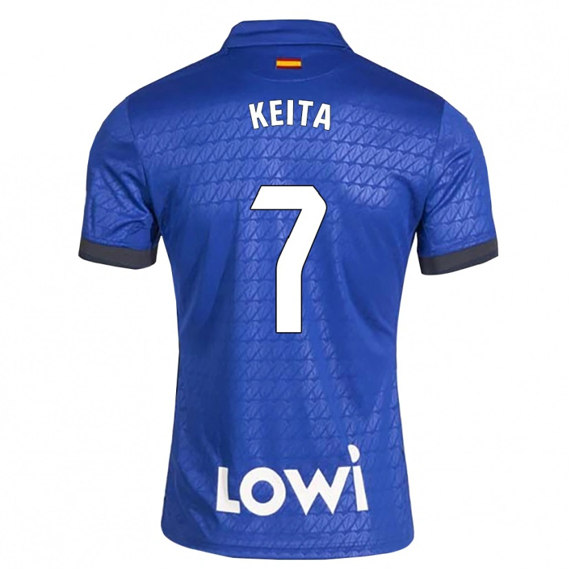 Danxen Pánské Abdoulaye Keita #7 Modrá Bílá Černá Domů Hráčské Dresy 2026/27 Dres