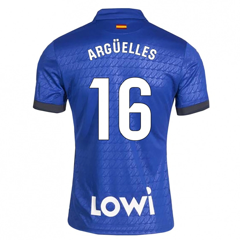Danxen Pánské David Argüelles #16 Modrá Bílá Černá Domů Hráčské Dresy 2026/27 Dres