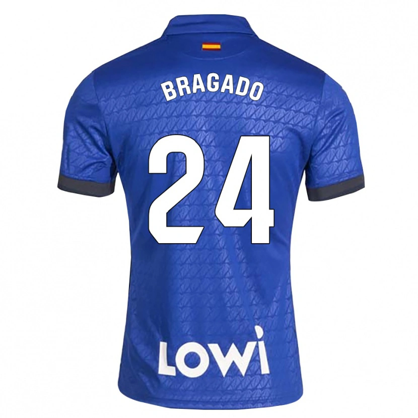 Danxen Pánské Alonso Bragado #24 Modrá Bílá Černá Domů Hráčské Dresy 2026/27 Dres