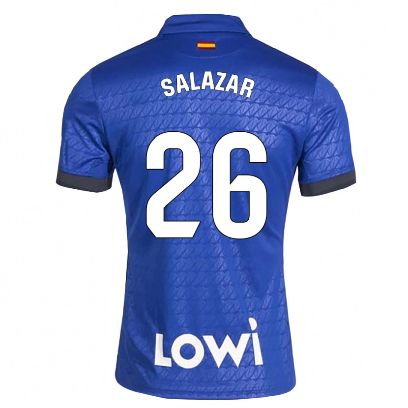 Danxen Pánské Sebas Salazar #26 Modrá Bílá Černá Domů Hráčské Dresy 2026/27 Dres