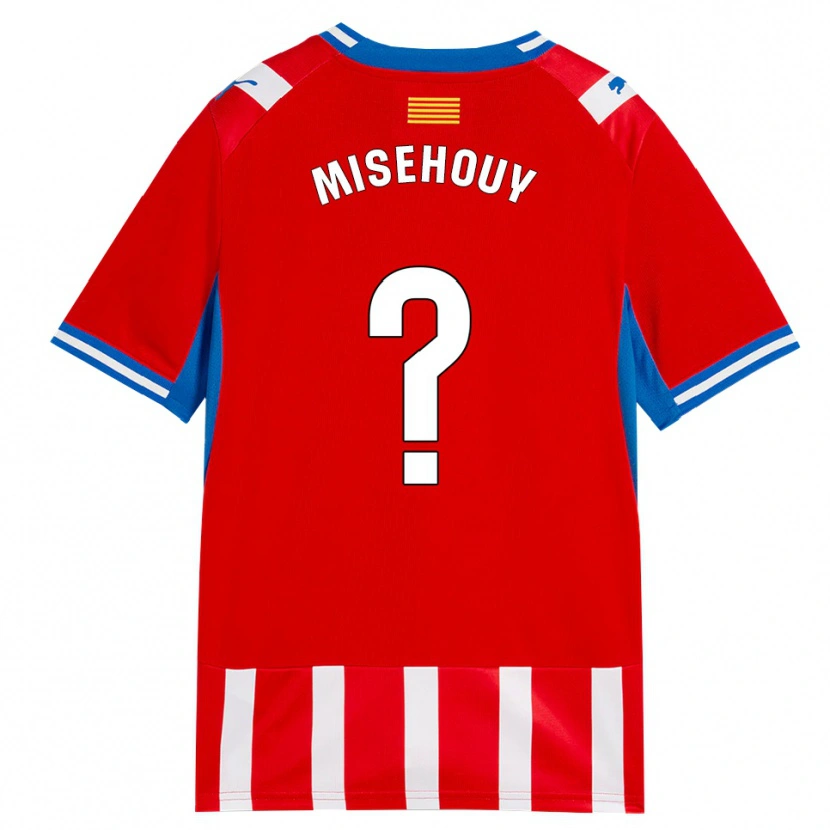 Danxen Pánské Gabriel Misehouy #0 Červená Bílá Nebesky Modrá Domů Hráčské Dresy 2026/27 Dres