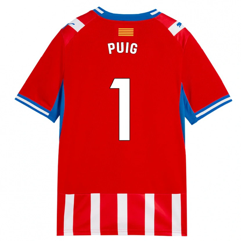 Danxen Pánské Sergi Puig #1 Červená Bílá Nebesky Modrá Domů Hráčské Dresy 2026/27 Dres
