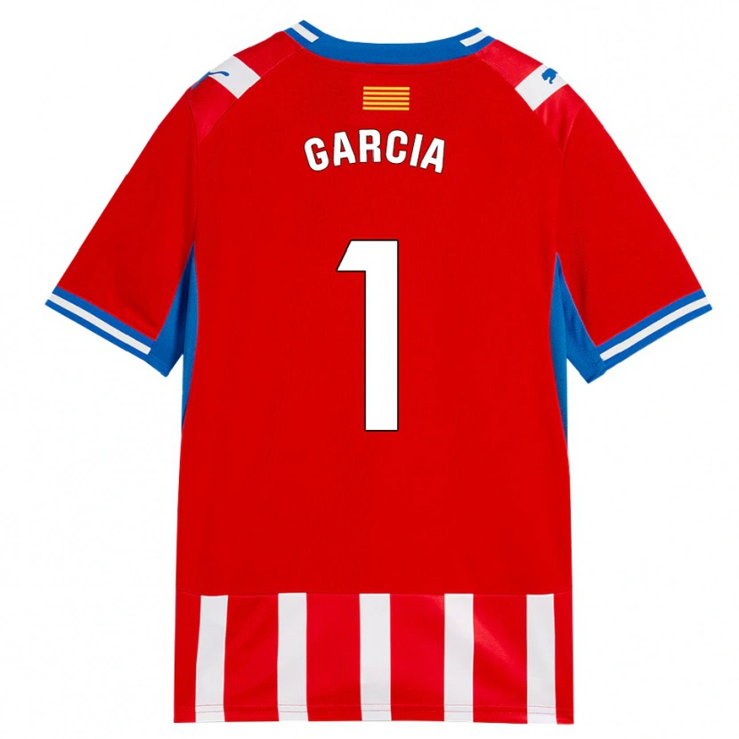 Danxen Pánské Lucas García #1 Červená Bílá Nebesky Modrá Domů Hráčské Dresy 2026/27 Dres