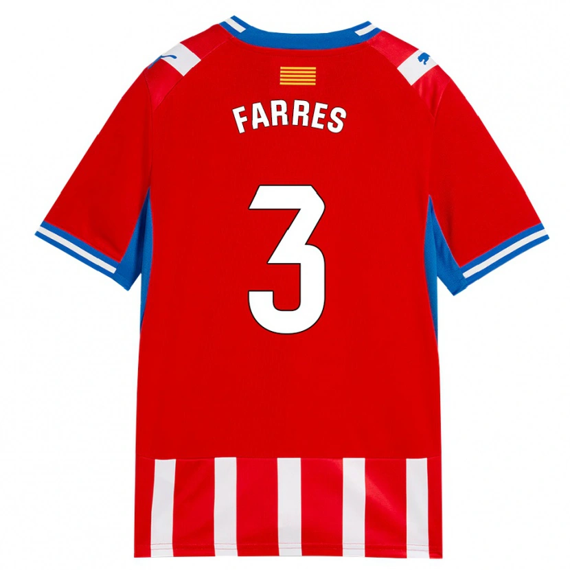 Danxen Pánské Biel Farrés #3 Červená Bílá Nebesky Modrá Domů Hráčské Dresy 2026/27 Dres