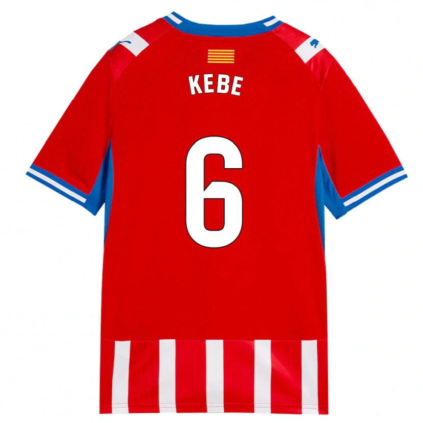 Danxen Pánské Ibrahima Kébé #6 Červená Bílá Nebesky Modrá Domů Hráčské Dresy 2026/27 Dres