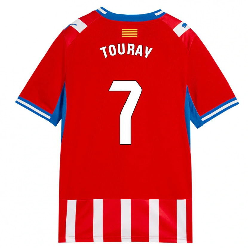 Danxen Pánské Muhammed Touray #7 Červená Bílá Nebesky Modrá Domů Hráčské Dresy 2026/27 Dres