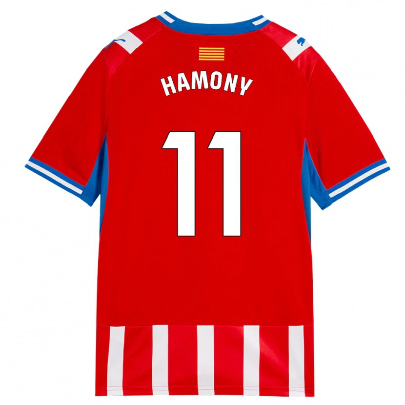 Danxen Pánské Mohammed Hamony #11 Červená Bílá Nebesky Modrá Domů Hráčské Dresy 2026/27 Dres