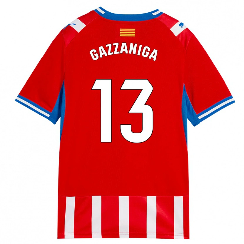 Danxen Pánské Paulo Gazzaniga #13 Červená Bílá Nebesky Modrá Domů Hráčské Dresy 2026/27 Dres