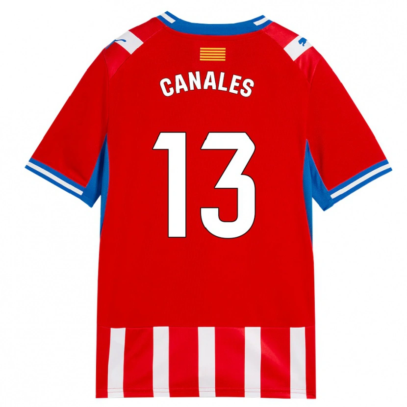 Danxen Pánské Juanvi Canales #13 Červená Bílá Nebesky Modrá Domů Hráčské Dresy 2026/27 Dres