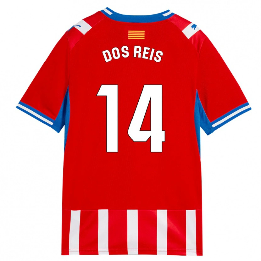 Danxen Pánské Leo Dos Reis #14 Červená Bílá Nebesky Modrá Domů Hráčské Dresy 2026/27 Dres