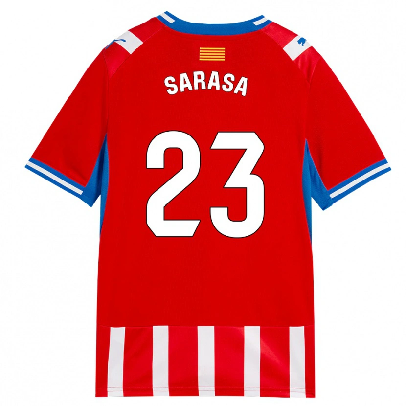 Danxen Pánské Javi Sarasa #23 Červená Bílá Nebesky Modrá Domů Hráčské Dresy 2026/27 Dres