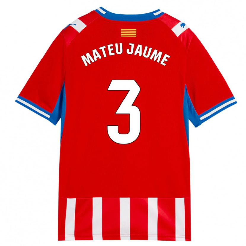 Danxen Pánské Mateu Morey #3 Červená Bílá Nebesky Modrá Domů Hráčské Dresy 2026/27 Dres