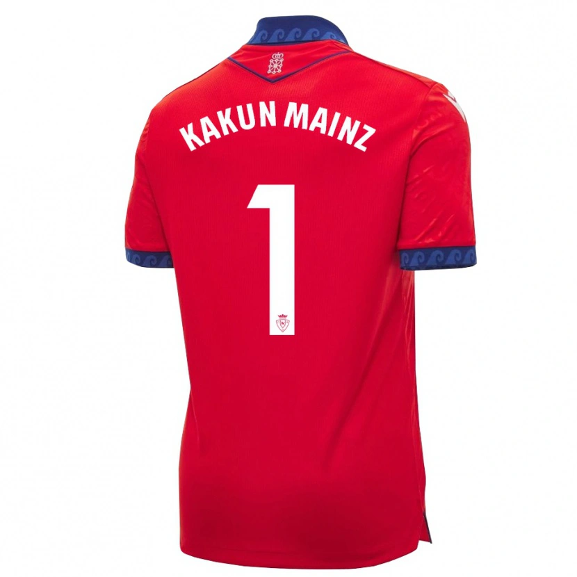 Danxen Pánské Kakun Mainz #1 Červená Tmavě Modrá Bílá Domů Hráčské Dresy 2026/27 Dres
